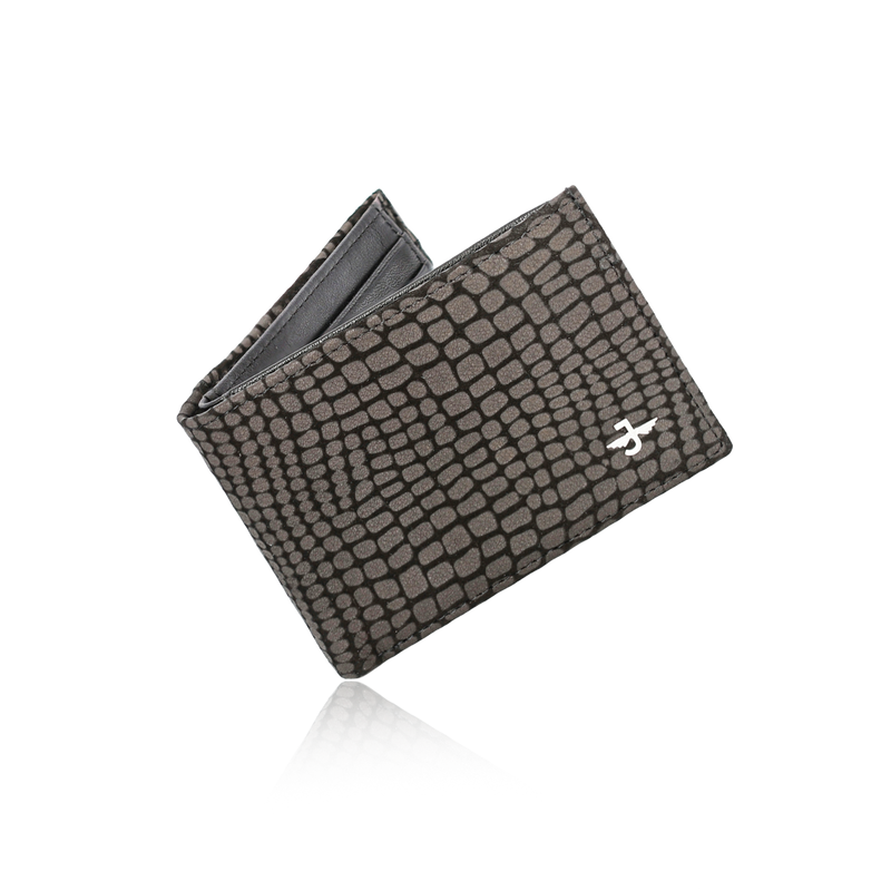 JW 16824 BK – Textured Bi-Fold Wallet